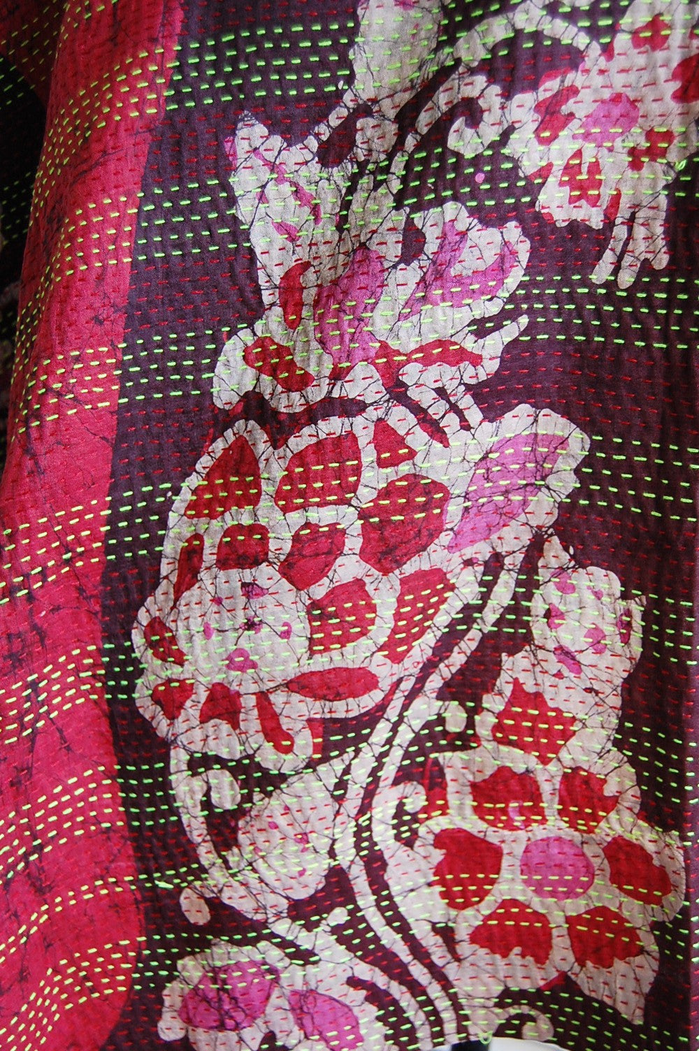 Silk batik dupatta