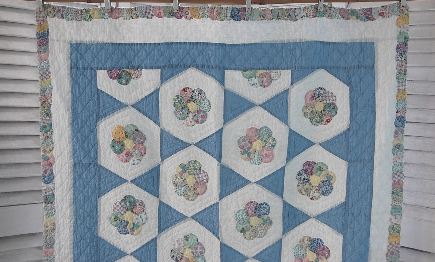 Vintage Piccadilly Circus quilt