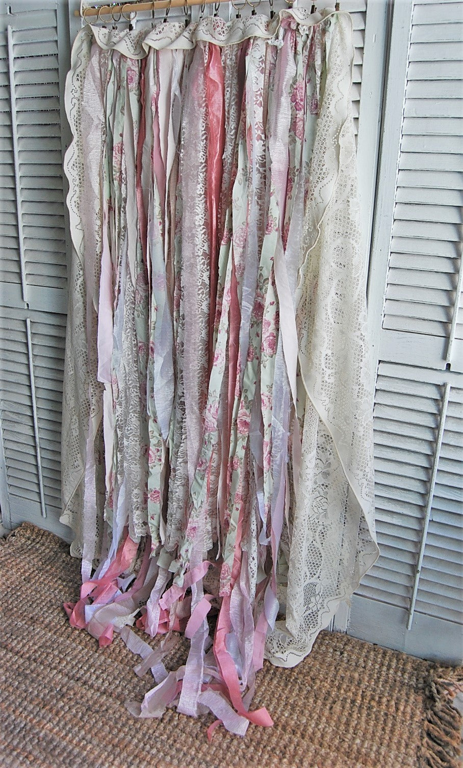 fabric garland  Boho curtains, Boho fabric, Fabric garland