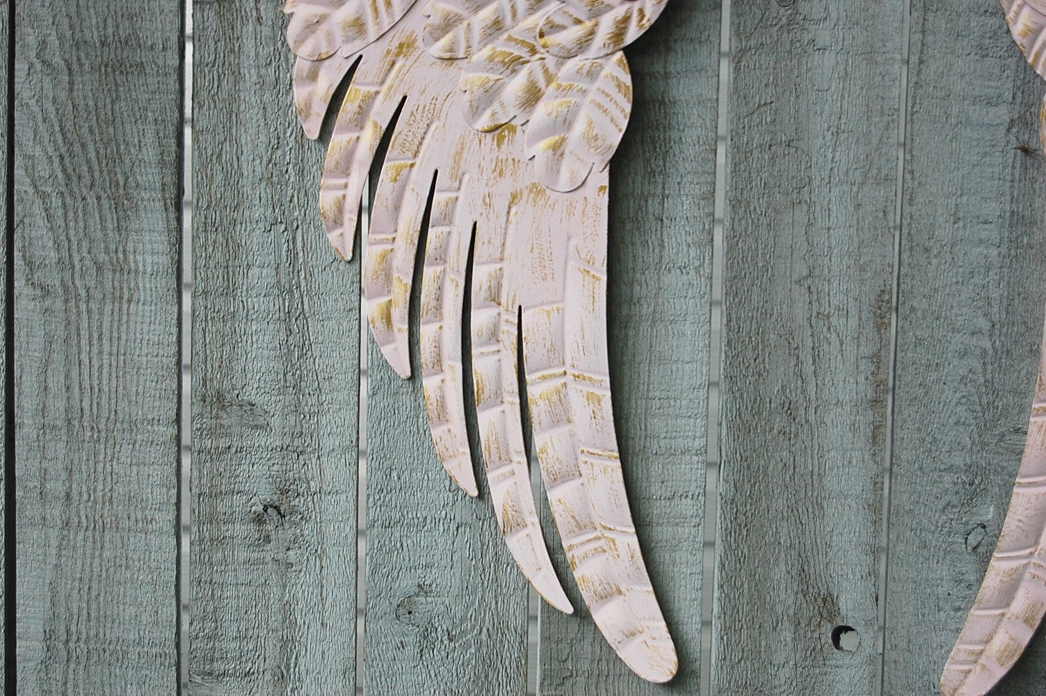 Pink angel wings wall decor - The Vintage Artistry