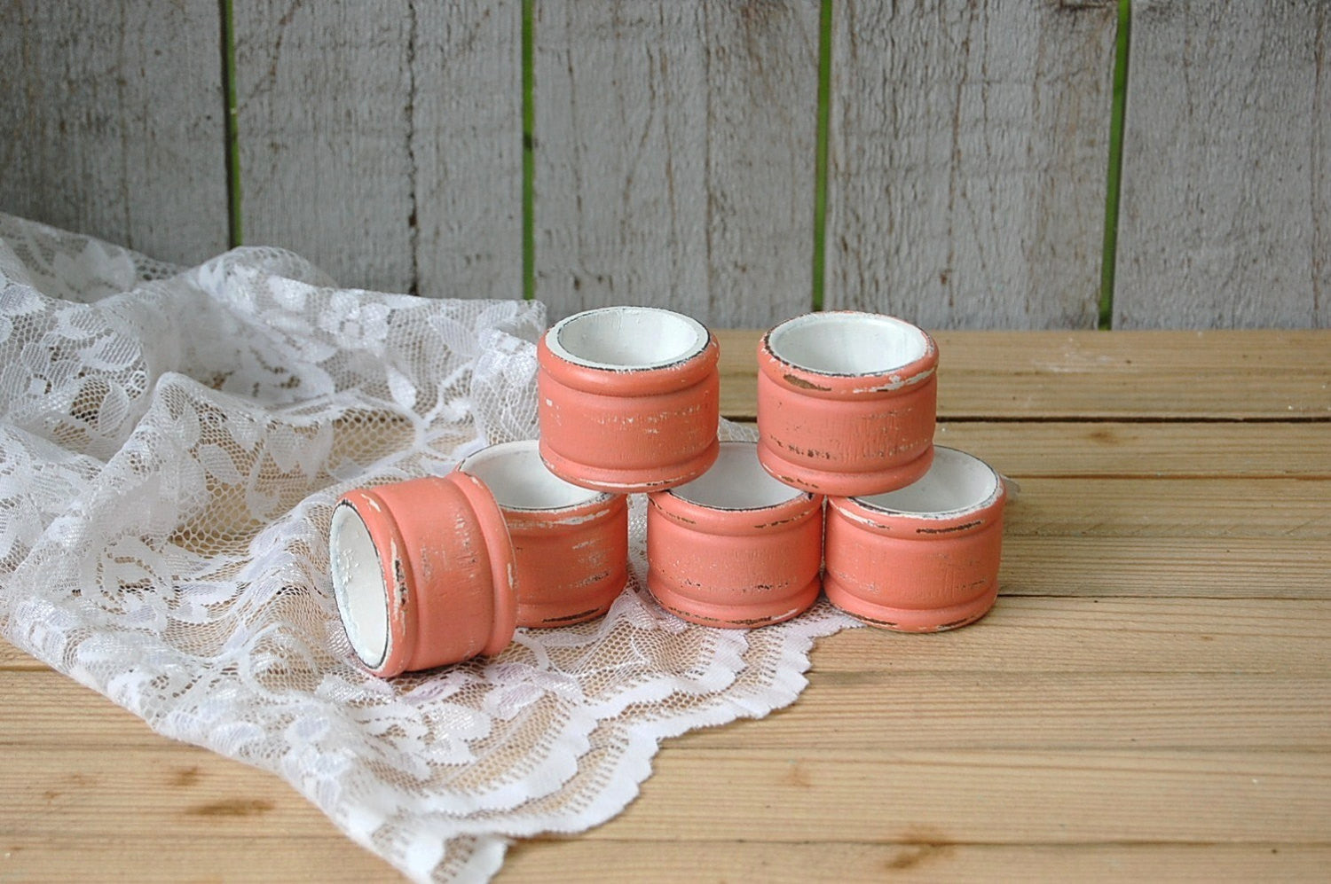Hand Painted Napkin Rings