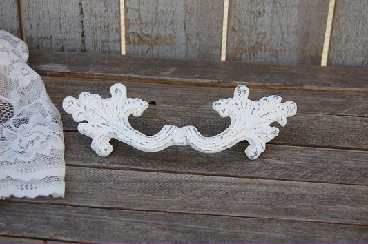 White French provincial drawer pulls