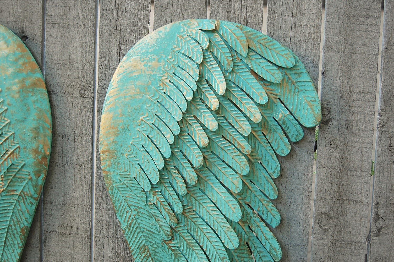 Large angel wings wall decor - The Vintage Artistry