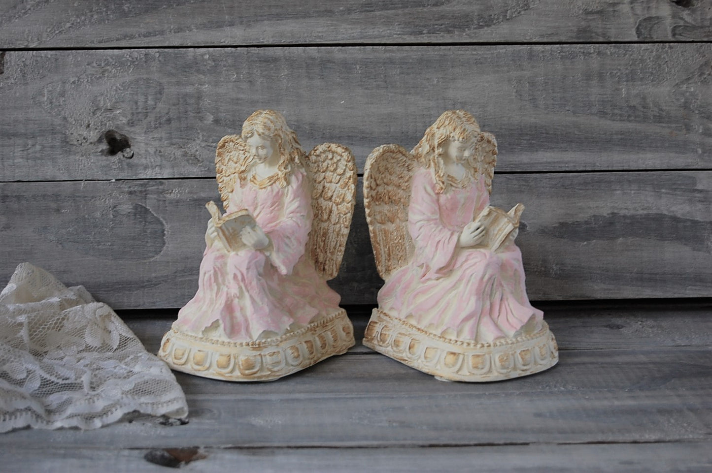Angel bookends - The Vintage Artistry