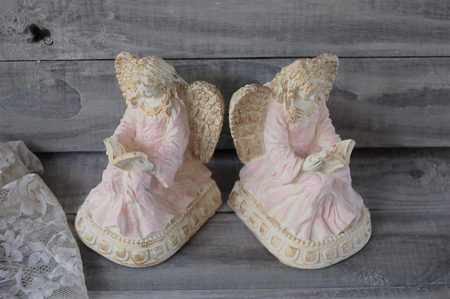 Angel bookends - The Vintage Artistry