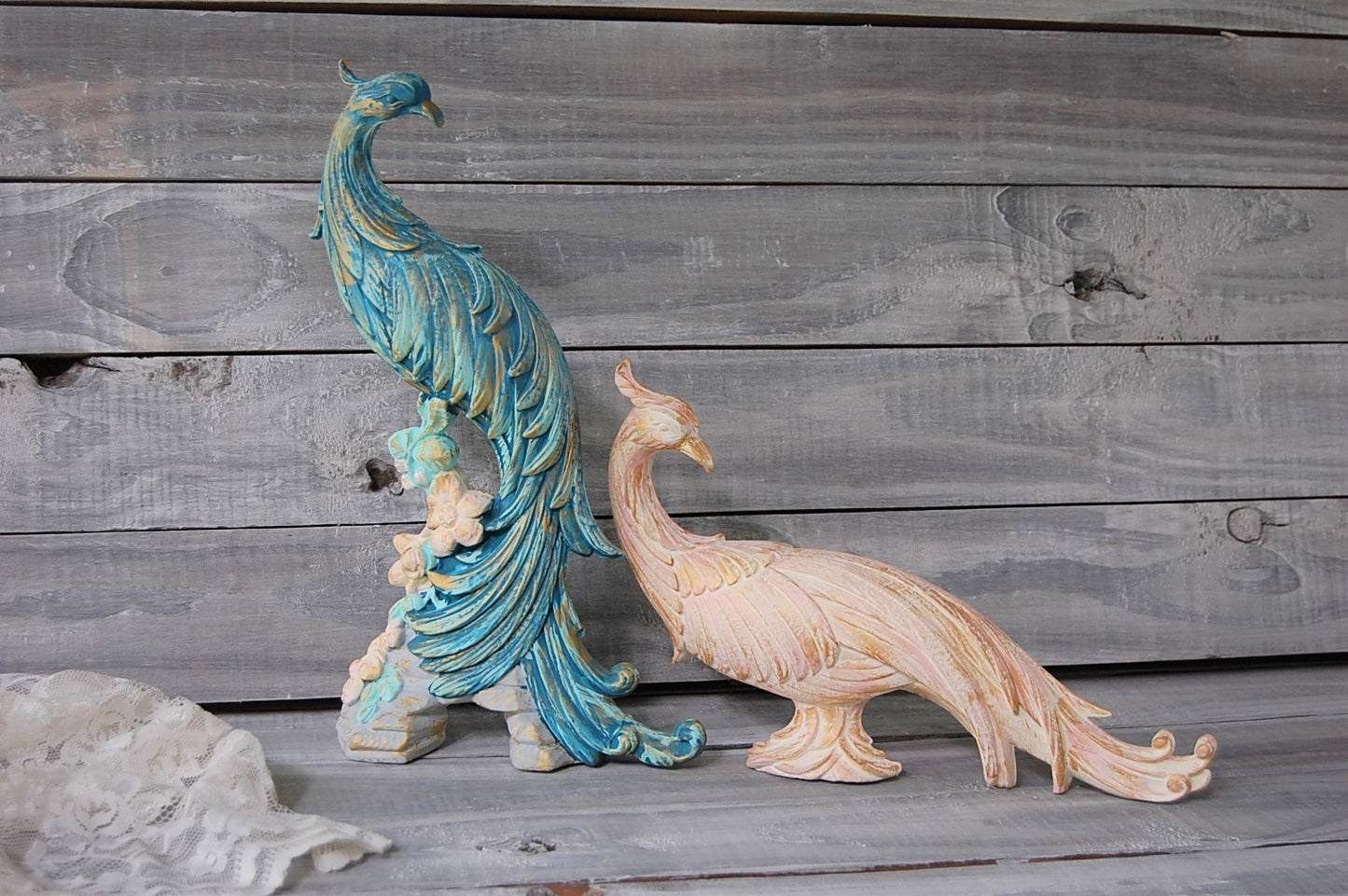 Syroco peacock set