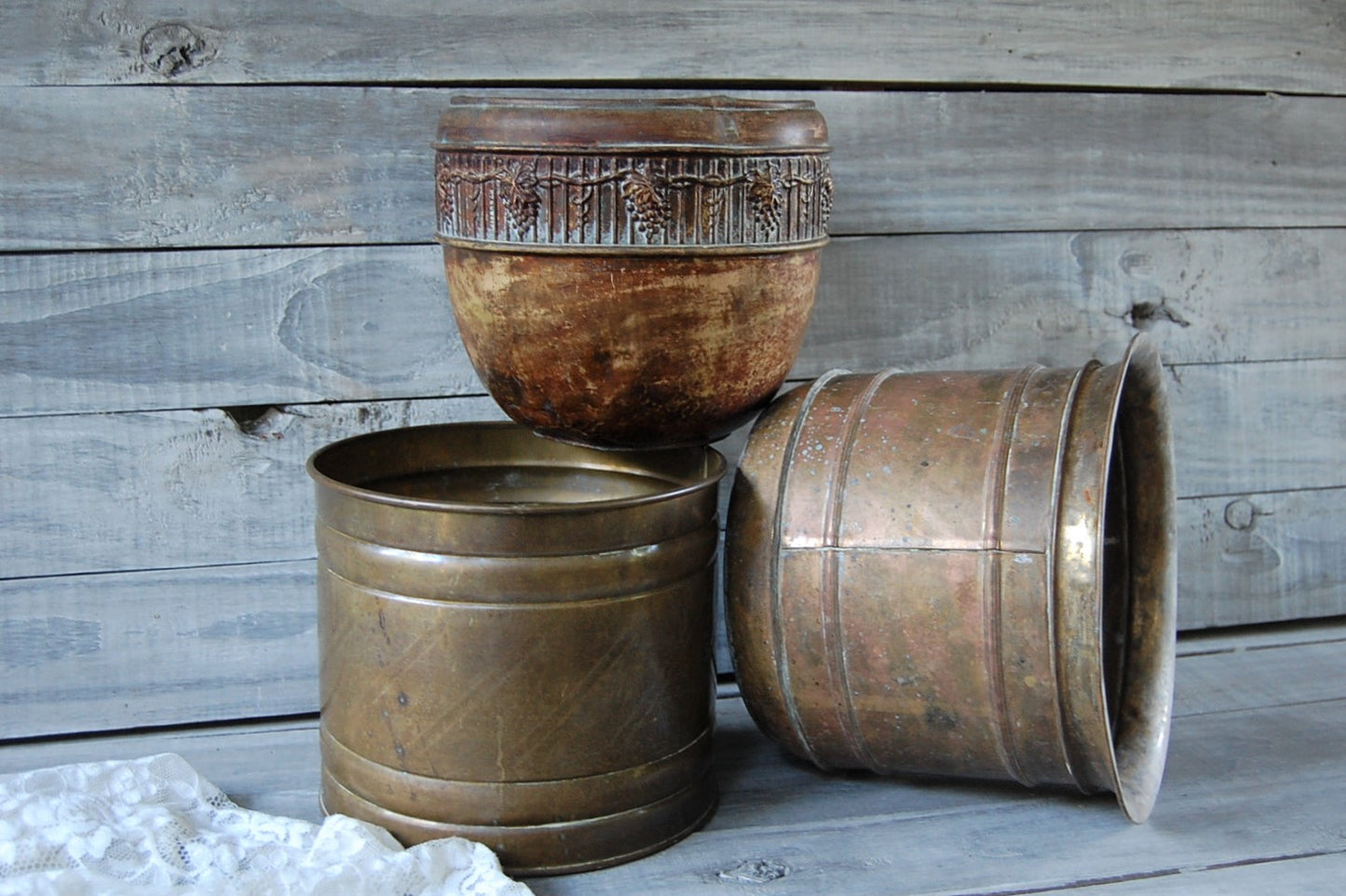 Copper & brass pots
