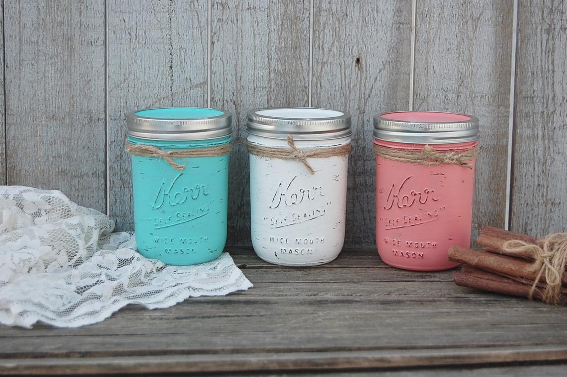 Coffee or spice jar set - The Vintage Artistry